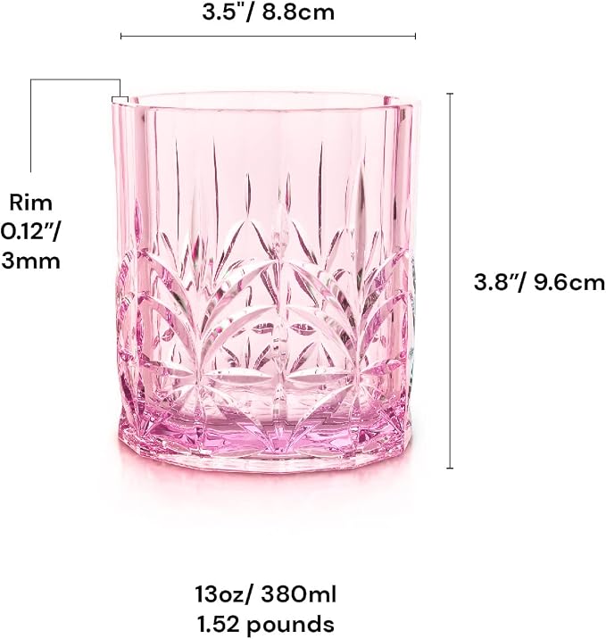 BELLAFORTE Shatterproof Tritan Plastic Short Tumbler, 13oz - Image 6