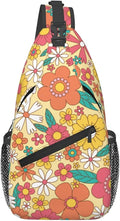 Groovy Flower Crossbody Sling Bag by Unknown