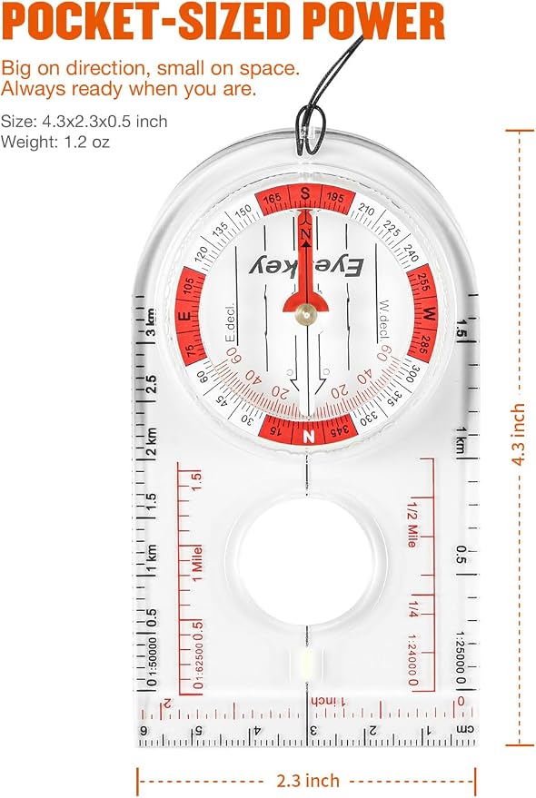Eyeskey Advanced Orienteering Compass - Image 7