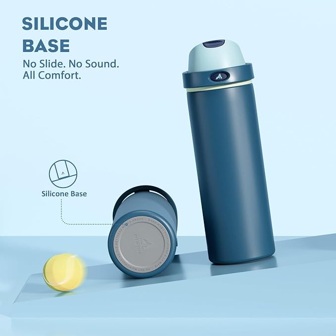 POWCAN 24 oz Insulated Stainless Water Bottle: 2-in-1 Push-Button Spout & - Image 6