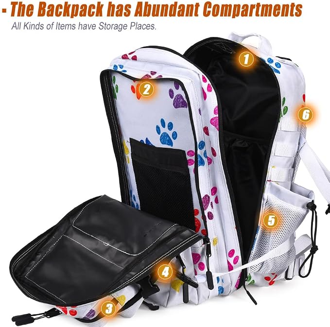 45L Tactical Backpack for Men Women, Military Assault Pack - Image 3