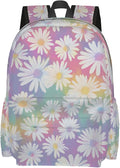 cfpolar 17 Inch Backpack Cute Daisy Flower Laptop Bag Shoulder Bag School by homedecorations