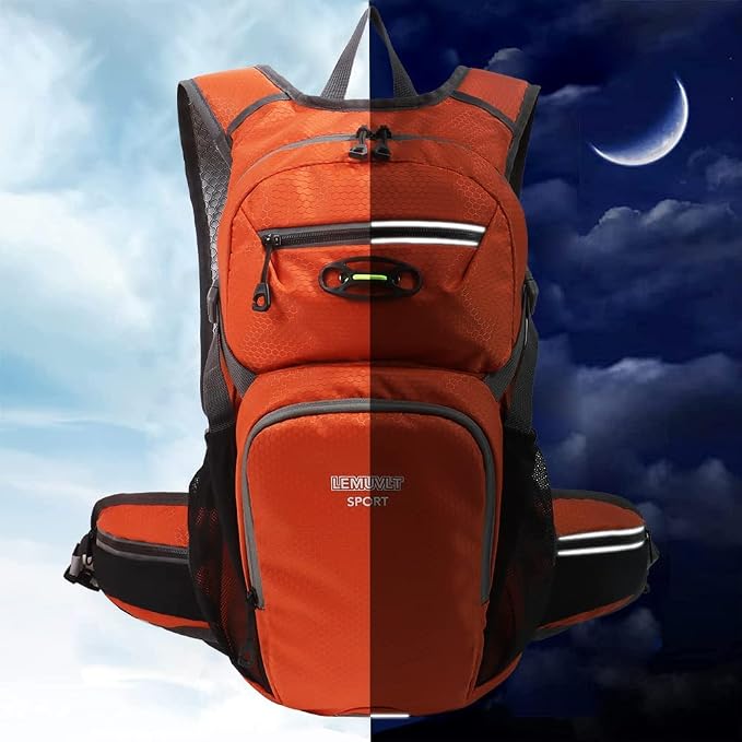 Hiking Daypack Waterproof Biking Backpack 15L Lightweight Durable Backpack - Image 7