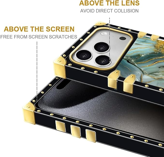 for iPhone 17 Pro Max Case Luxury Golden Decoration - Image 7