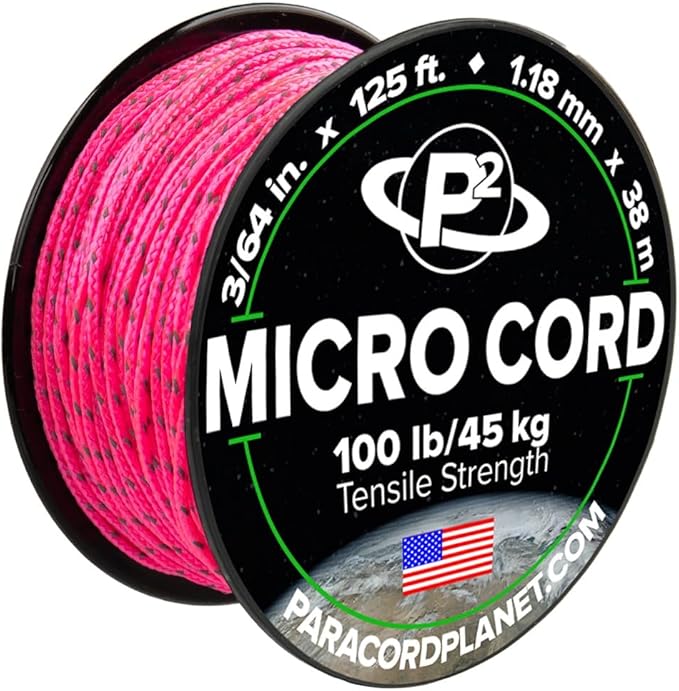 Paracord Planet Micro Paracord – Thin Braided Cord by ParacordPlanet