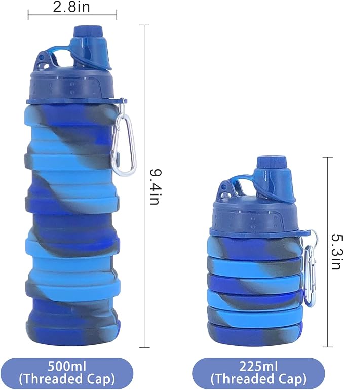 Collapsible Water Bottles Travel water bottle Sports Portable Sport Water - Image 3