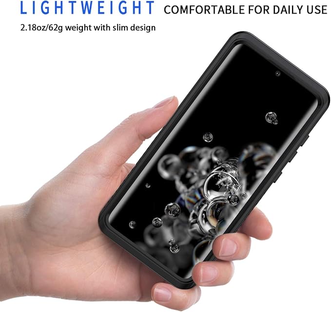 Lanhiem for Samsung Galaxy S20 Ultra Case, IP68 Waterproof Dustproof - Image 2