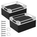 LeMotech Junction Box with Clear Cover IP65 Waterproof Project Box Dustproof by LeMotech
