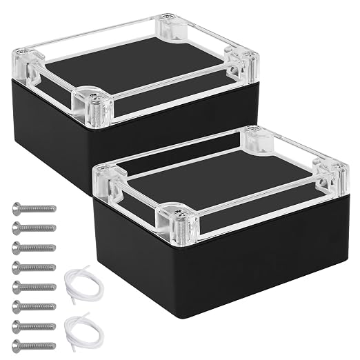 LeMotech Junction Box with Clear Cover IP65 Waterproof Project Box Dustproof by LeMotech