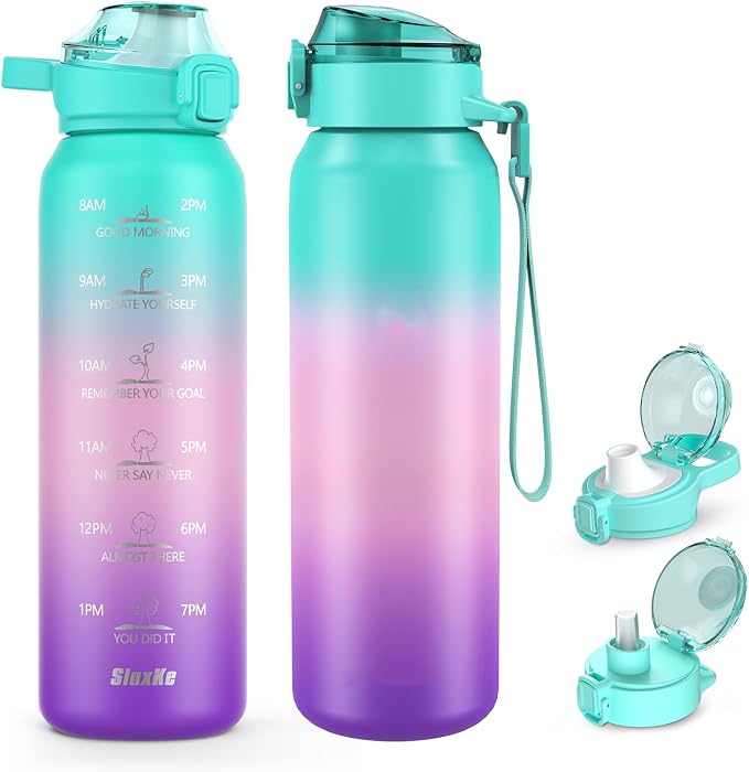 SLUXKE 17oz Insulated Water Bottle by SLUXKE