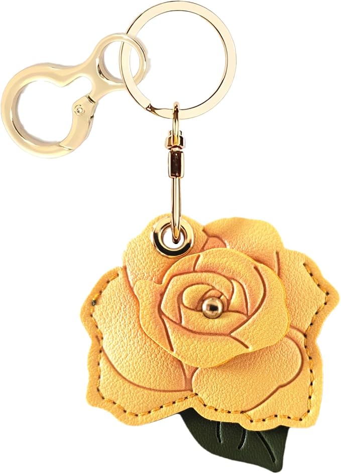 BORKUANA Leather Keychain Holder Case Compatible by BORKUANA