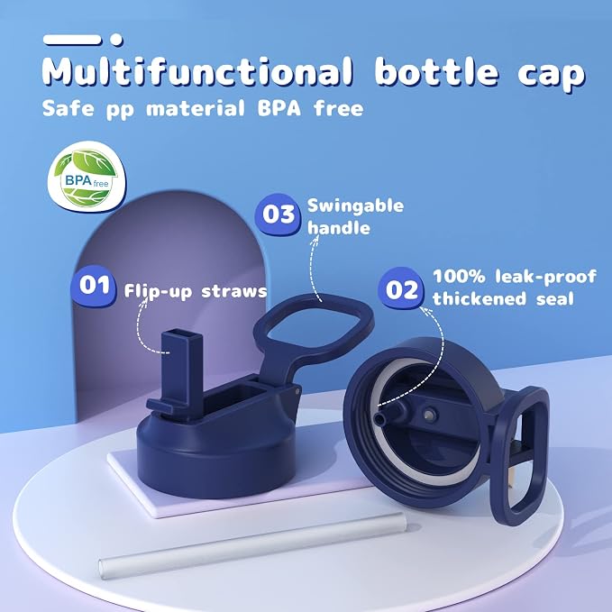 Kids Water Bottle, 16oz Water Bottles Kids - Image 2