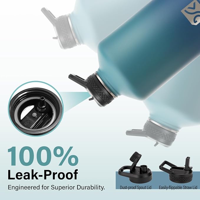 DYSANKY 1 Gallon Insulated Water Bottle | Upgraded Thickened Stainless Steel - Image 5