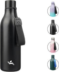 Insulated Water Bottle with Strap, 25 oz Double Wall Stainless Steel Vacuum by Konokyo