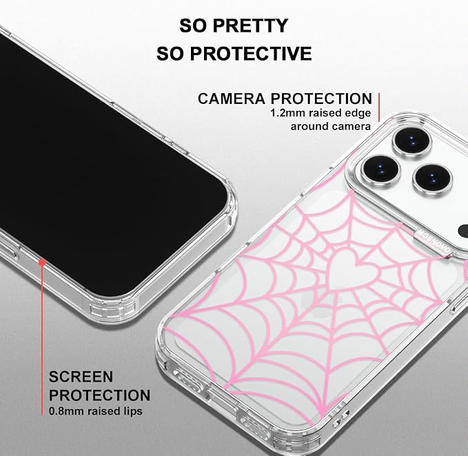 MOSNOVO for iPhone 17 Pro Case, Shockproof Military-Grade Protection 6.6ft Drop - Image 4
