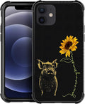for iPhone 12 Mini Case, Pig Sunflower Yellow Sunshine Pattern Made of Soft by FKBRCL4U