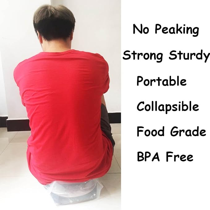 SUPANT Collapsible Emergency Water Jug Container Bag, BPA Free Plastic Water - Image 3