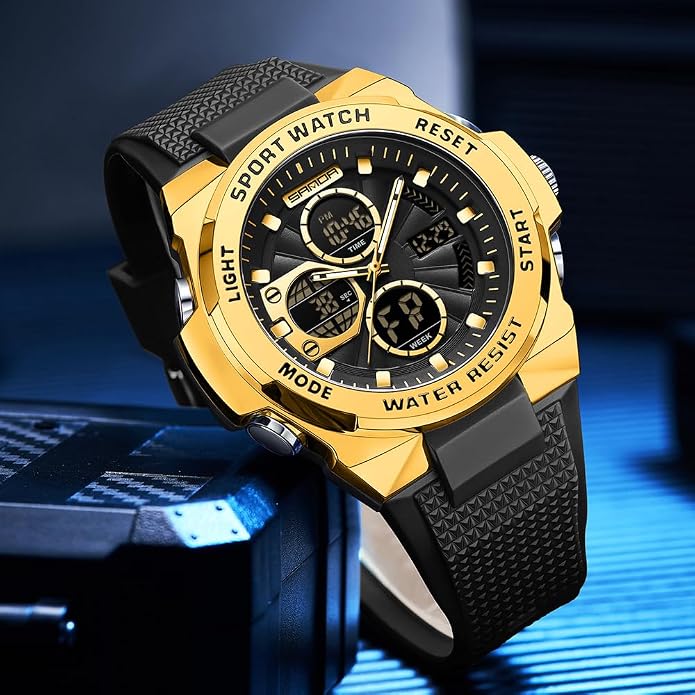 FANMIS Mens Military Multifunction Digital LED Watch Electronic Waterproof - Image 3