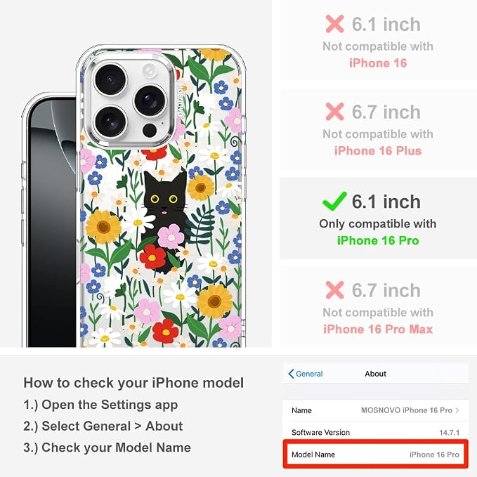 MOSNOVO Case for iPhone 16 Pro - Image 2