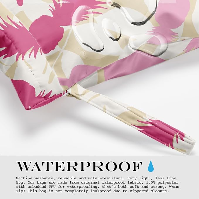 Wet Bag, Wet Dry Bag, Wet Bag for Swimsuit, Dirty Yoga Gym Clothes, Makeup Bag - Image 6