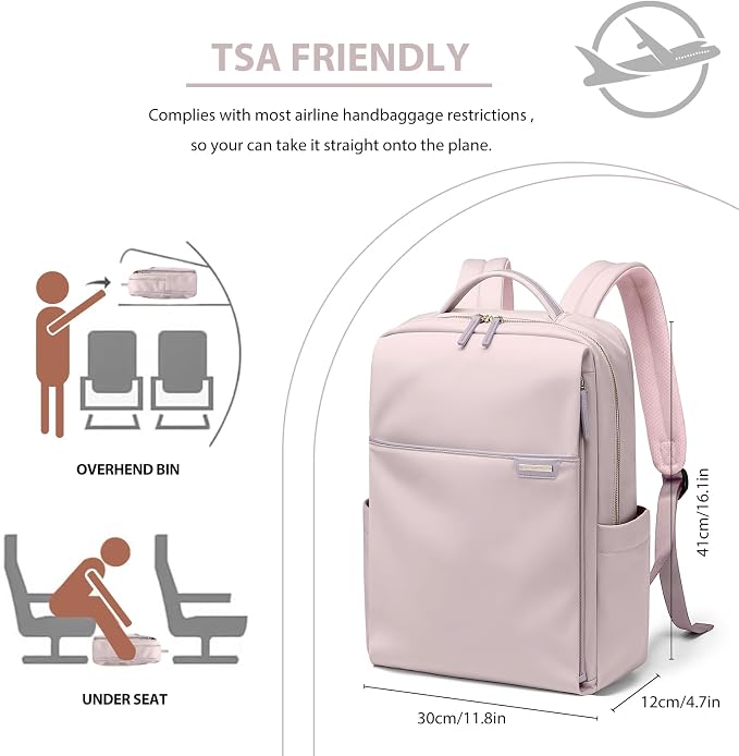 Laptop Backpack for Women, Work Business Traval Computer Backpacks - Image 6