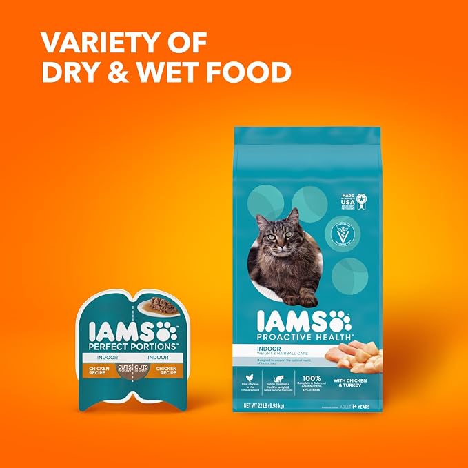 IAMS Proactive Health Dry Cat Food, Indoor Weight and Hairball Care Cat Food - Image 10
