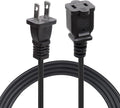5ft Extension Cord, 2 Prong Small and Thin Extension Cords, Male/Female by Yeatel