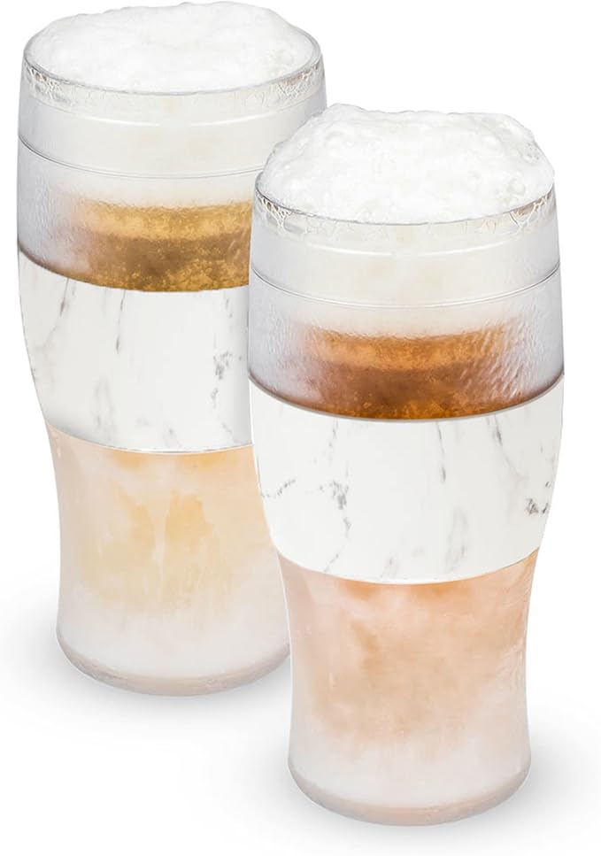Host Freeze, Frozen Mugs, Freezable Pint Set, Beer Keep Your Drinks Cold by HOST