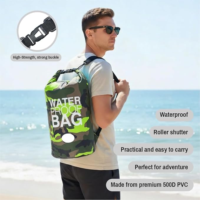 Waterproof Backpack Roll Top Dry Bag Set of 3 – PVC Dry Bags Waterproof - Image 3
