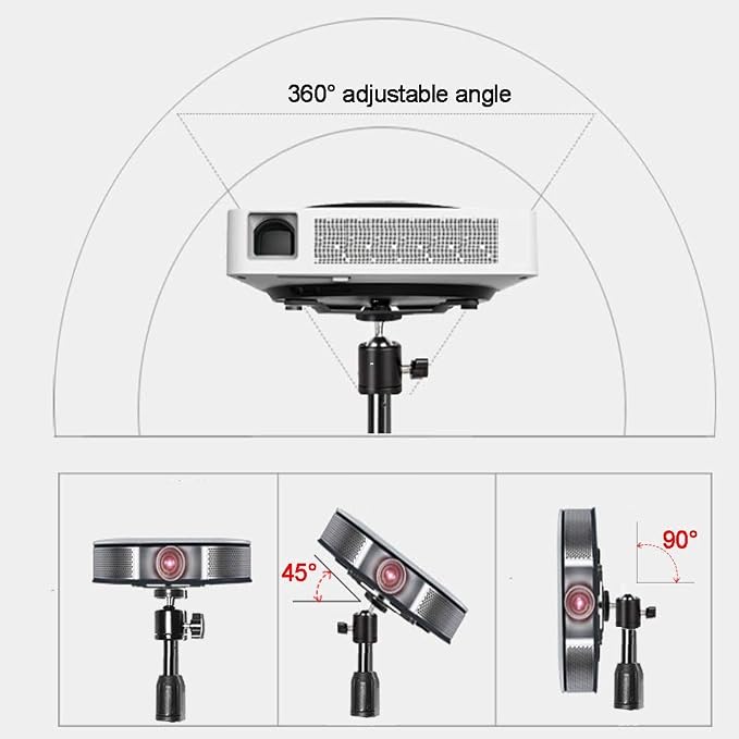 Projector Floor Stand, Folding Portable Tripod Mount - Image 7