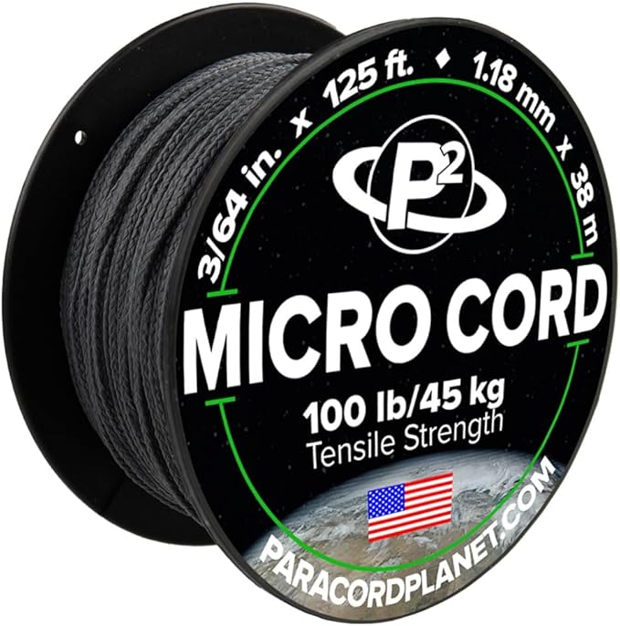 Paracord Planet Micro Paracord – Thin Braided Cord by ParacordPlanet