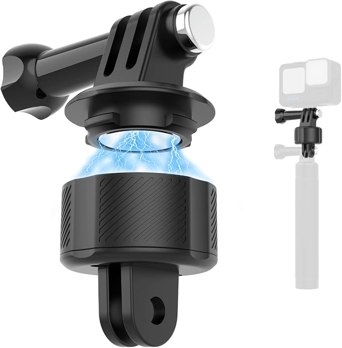 Magnetic Accessories for GoPro, Quick Release Base for Bike, Selfie Stick by SKEZN