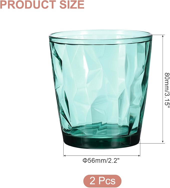 uxcell 7oz Acrylic Drinking Glasses - Image 2