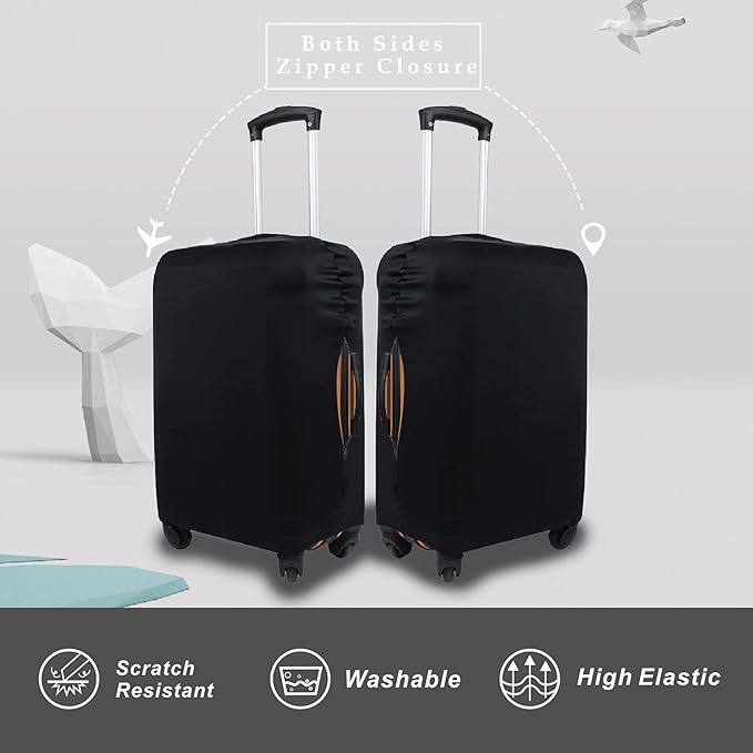 Explore Land Travel Luggage Cover Suitcase Protector Fits 18-22 Inch Case - Image 2