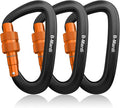 B-Mardi Carabiner Clips Heavy Duty 12kN-Lightweight Locking Carabiners by B-Mardi