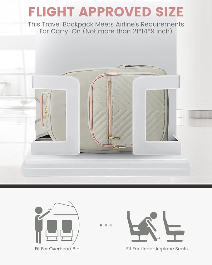 LOVEVOOK Laptop Backpack Purse for Women, Work Travel Computer Bags, College - Image 8