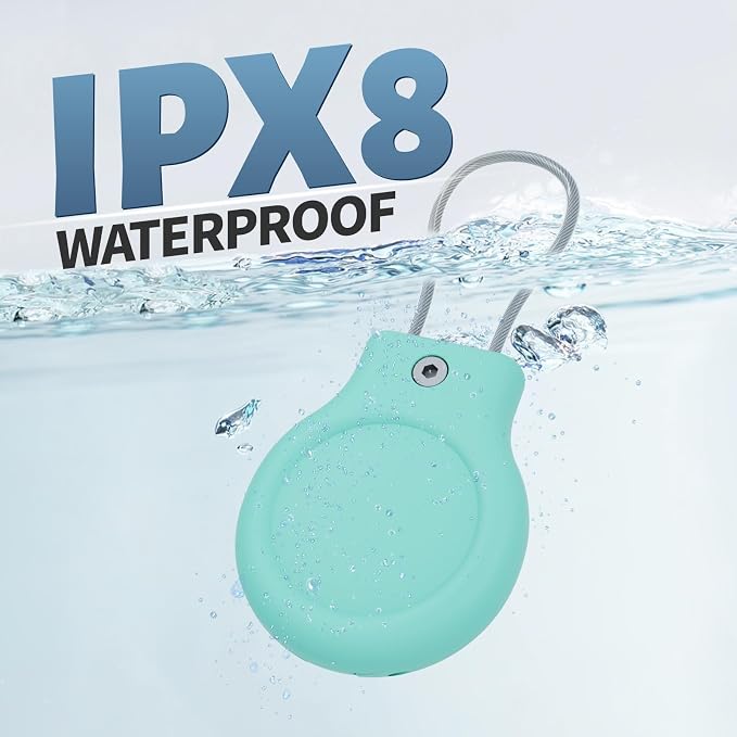 for AirTag Holder with Wire Cable, 4 Pack IPX8 Waterproof PC Hard Case - Image 3