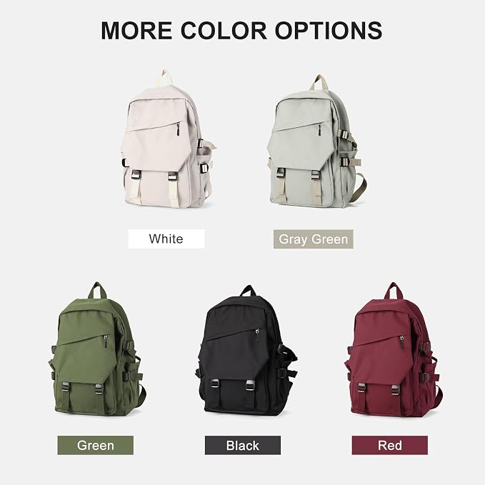 coowoz Lightweight School Backpack College Laptop Backpack - Image 7