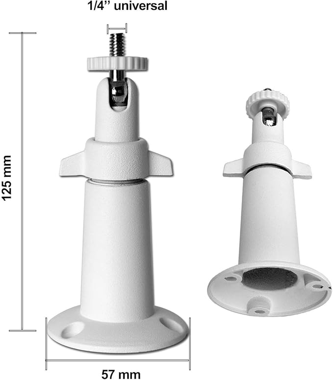 Security Camera Wall Mount Bracket Adjustable Indoor/Outdoor Mount Compatible - Image 2