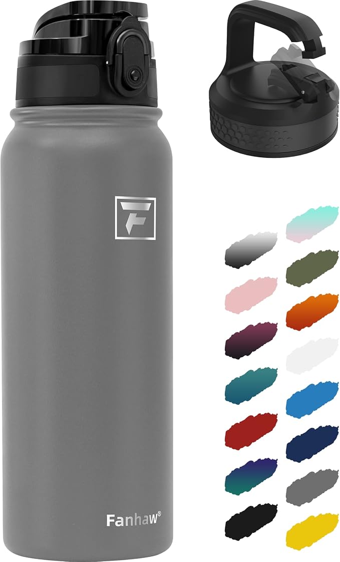 Fanhaw 20 oz Insulated Stainless Steel Water Bottle by FANHAW