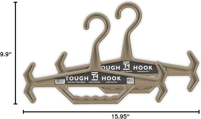 Tough Hook Original Heavy Duty Hangers – The Superhero of Hangers USA-Made - Image 2