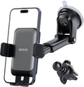 OQTIQ 3-in-1 Suction Cup Phone Holder Windshield/Dashboard/Air Vent, Dashboard by OQTIQ