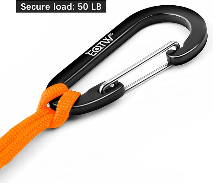 EOTW Paracord Keychain for Men Women Paracord Carabiner Backpack Keychain - Image 4