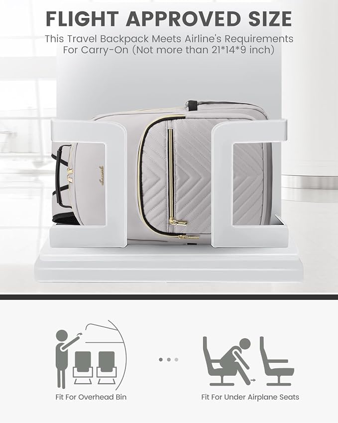 LOVEVOOK Laptop Backpack for Women, Travel Computer Work Bags - Image 8