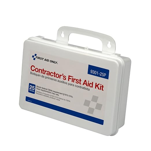 First Aid Only 9301-25P 25-Person Contractor's First Aid Kit by FirstAidOnly