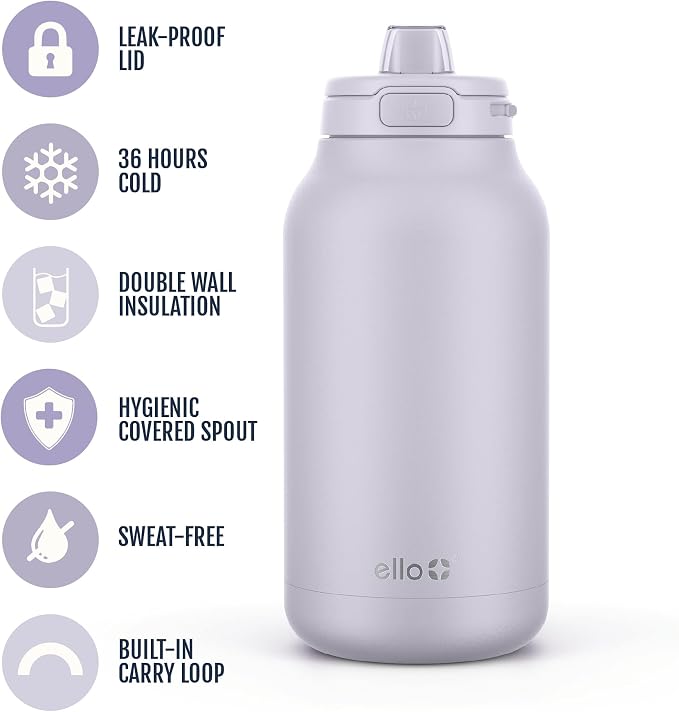 Ello Hydra 64oz Half Gallon Vacuum Insulated Stainless Steel Jug - Image 4