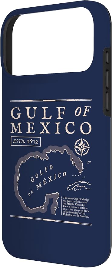 Gulf of Mexico 1672 Historic Map Case - Image 2