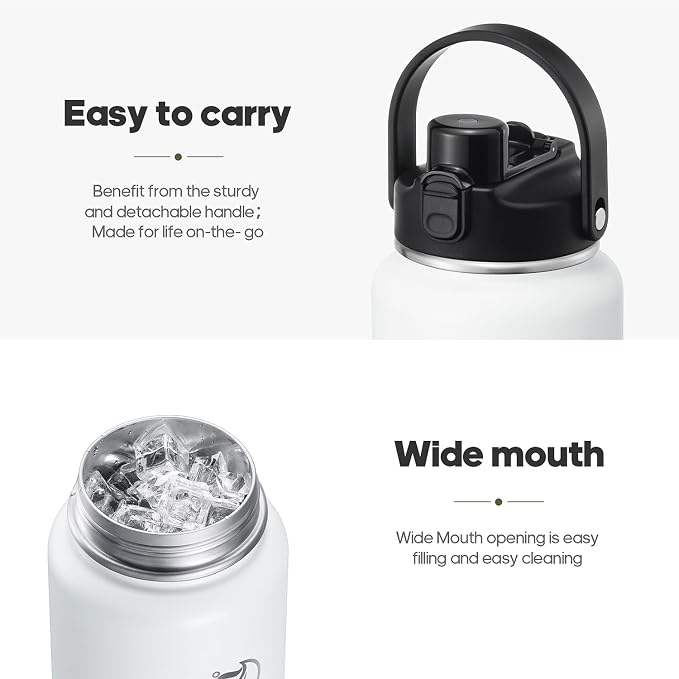 64oz Half Gallon Insulated Water Bottle - Image 6