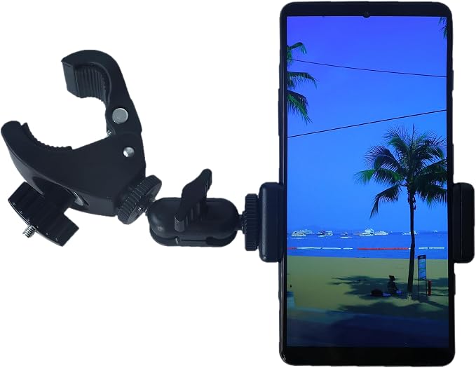 Phone Holder with Clamp for Golf Cart Universal Phone Mount Holder for Bicycle by Hocoder
