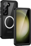 Lanhiem Magnetic for Samsung Galaxy S23 Phone Case, IP68 Waterproof Dustproof by LanhiemHome